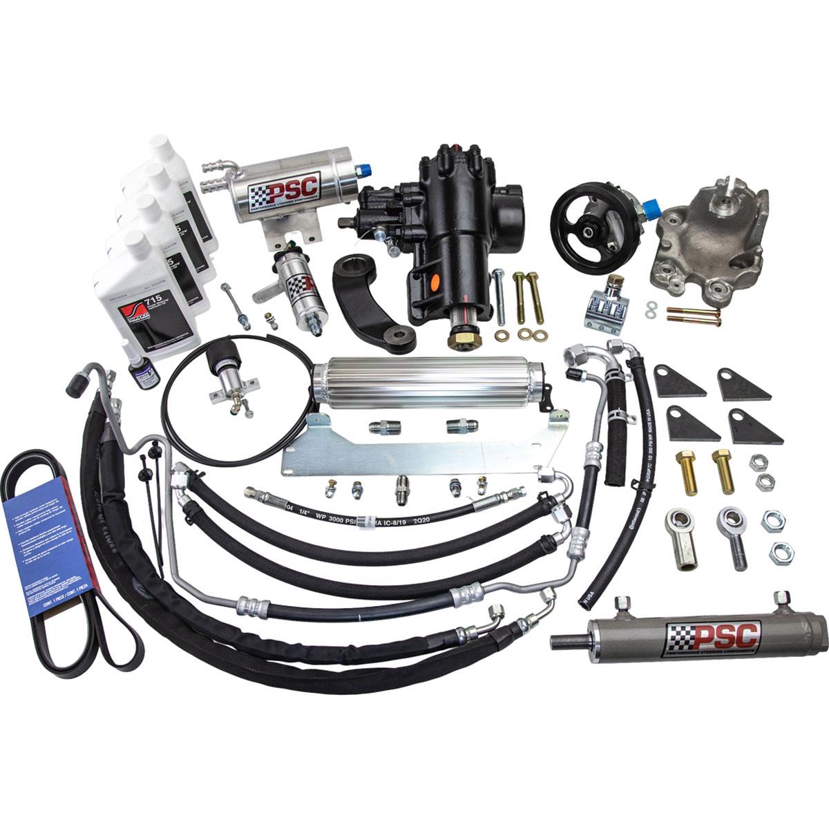 PSC Jeep JL/JT Cylinder Assist Big Bore XD Steering Kits SK689R36JP3-6.75W-1.5