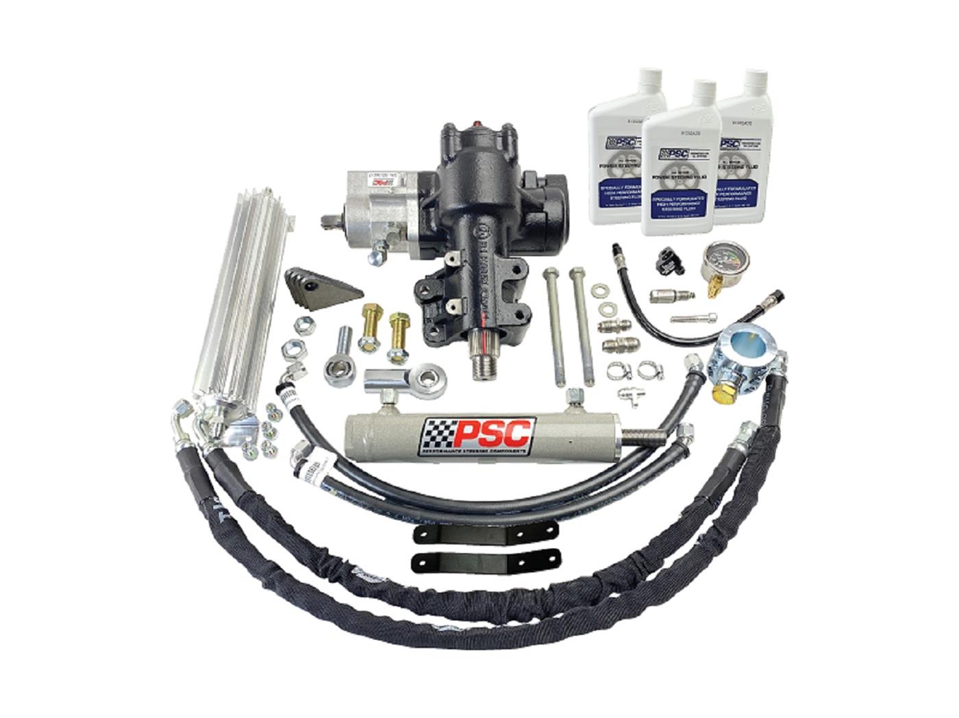 PSC Jeep JL/JT Cylinder Assist EHPS Steering Kits SK691RBK2-8.0W-2.0